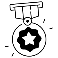pictogramme d'une médaille
