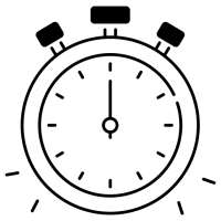 pictogramme d'un chronomètre